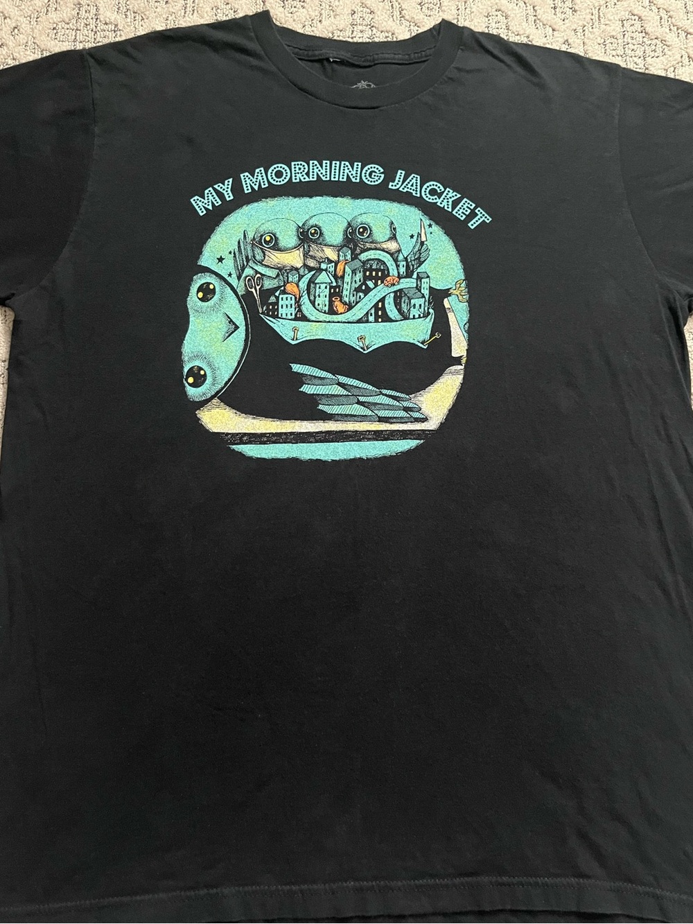 🎸 '05 My Morning Jacket Band Z Album Anthill Trading Vintage 2 Side Tour T